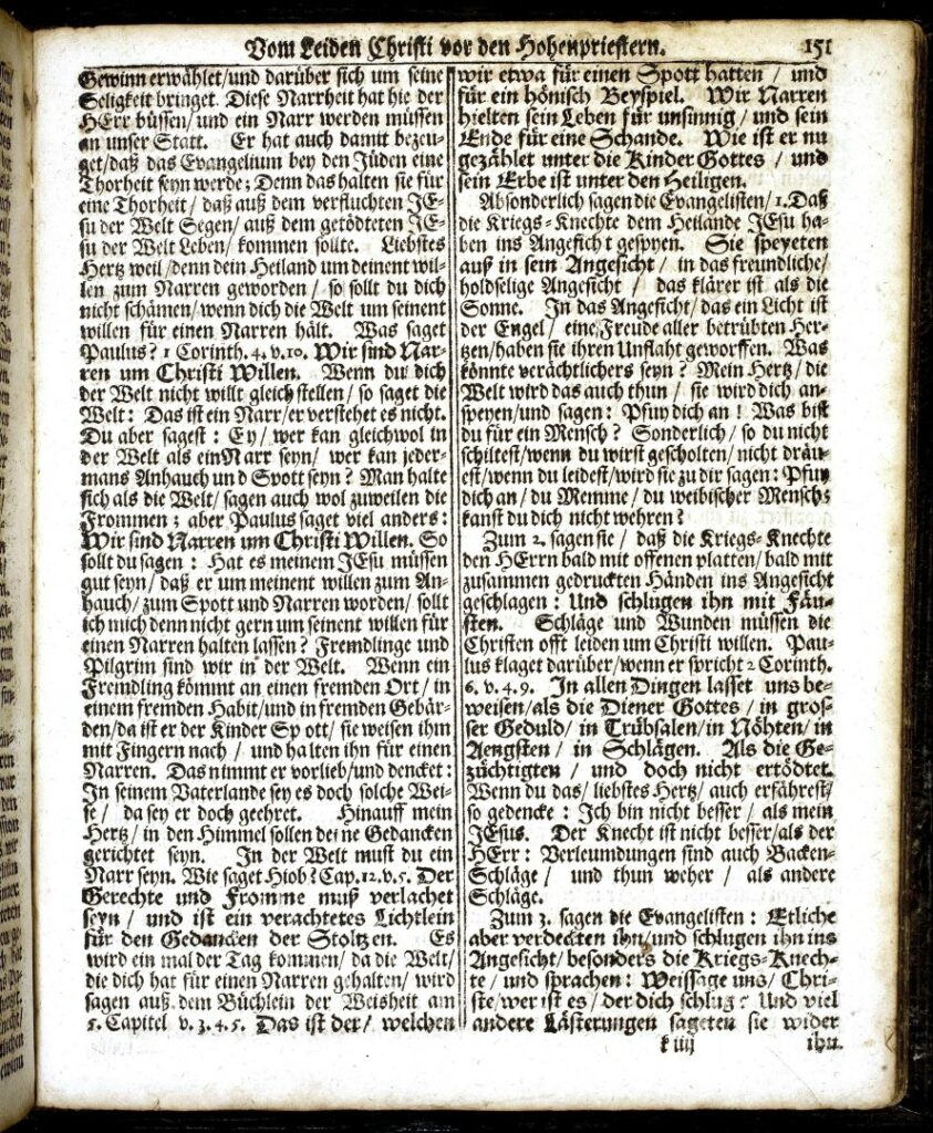Müller, Hertzens-Spiegel 1732, fourth Passion sermon, page 5