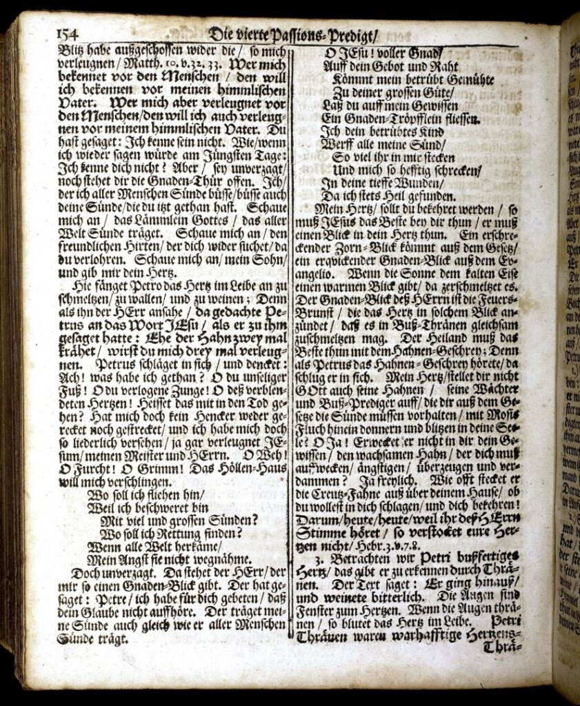 Müller, Hertzens-Spiegel 1732, fourth Passion sermon, page 8