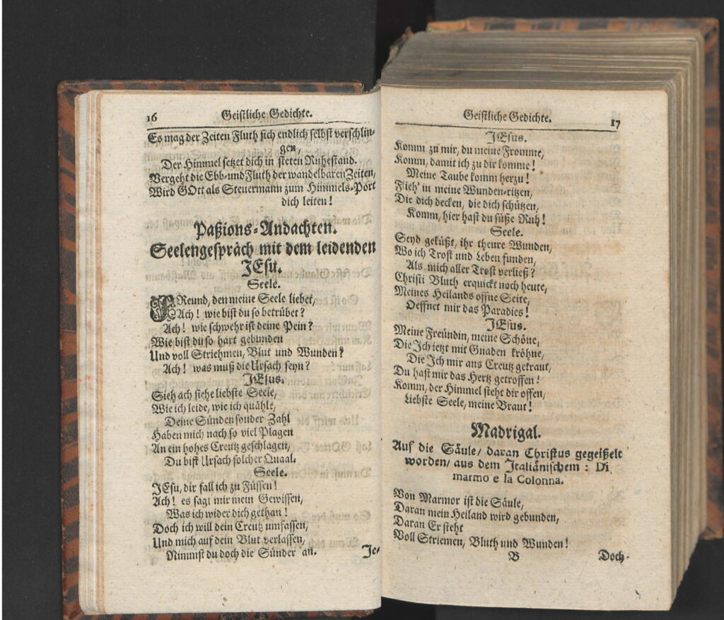Passionsandachten, page 1