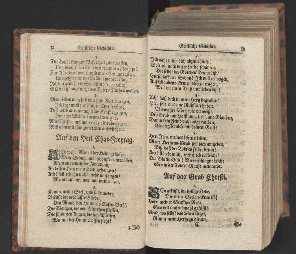 Auf Christi Begräbnis gegen Abend, second page